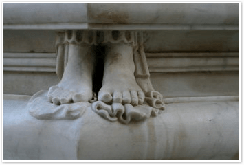 Statue Feet